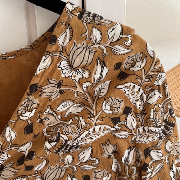 Anthropologie Let Me Be Jemma Floral Tunic Dress Size 14 - Picture 7 of 12